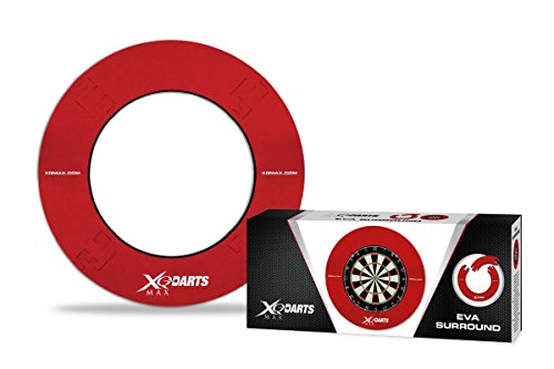 XQMAX Erwachsene Red Dartboard Surround, Rot, 1 von XQMAX