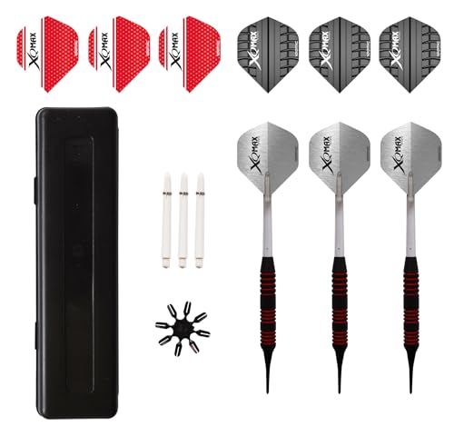 XQMAX Gummierte Soft Dart Set, 27tlg., 18g XQMAX Gummierte Soft Dart Set, 27tlg., 18g von XQMAX
