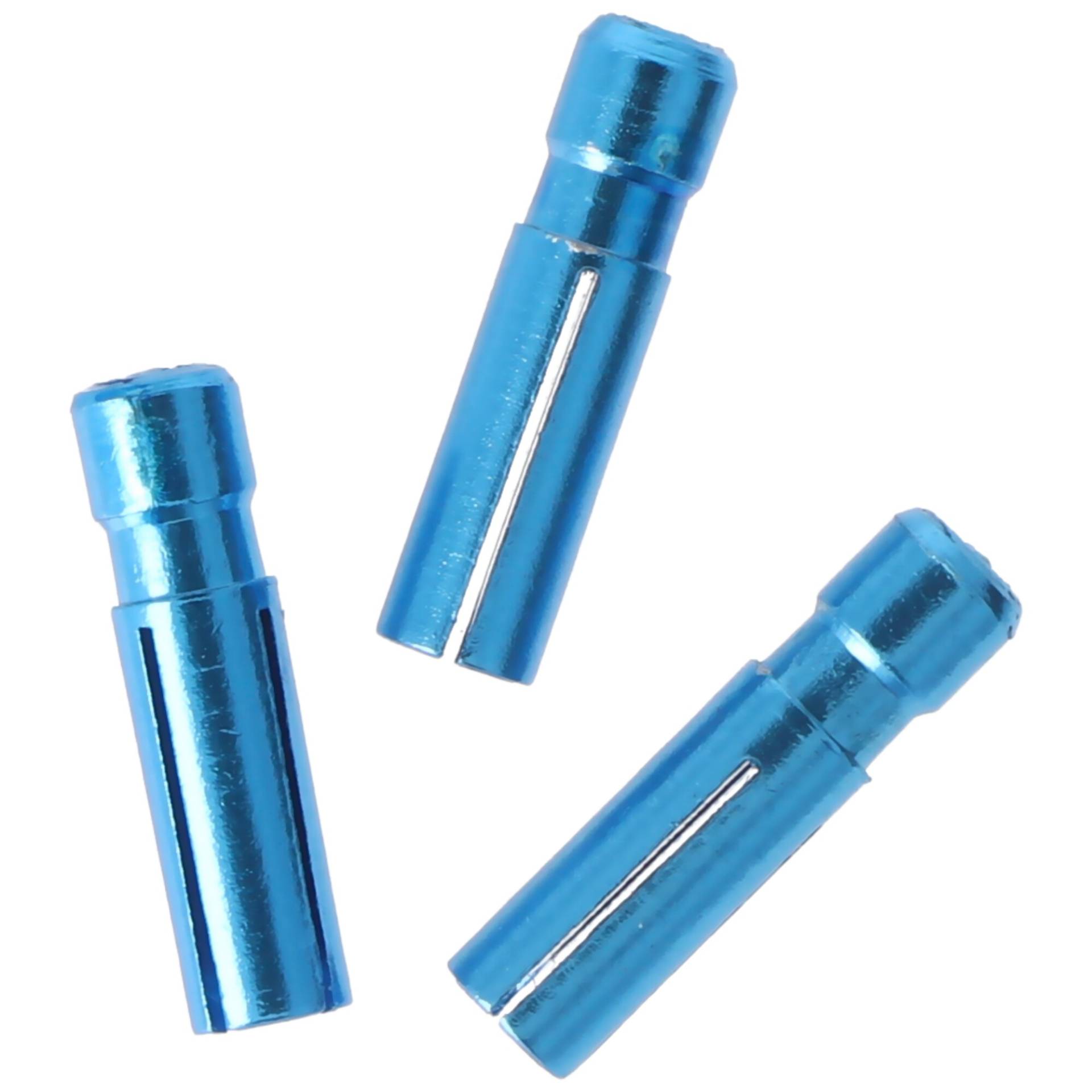 Flightschoner, Alu für Dartflights, azur blau, 3 Stück Flightschoner, Alu für Dartflights, azur blau, 3 Stück von XQMax