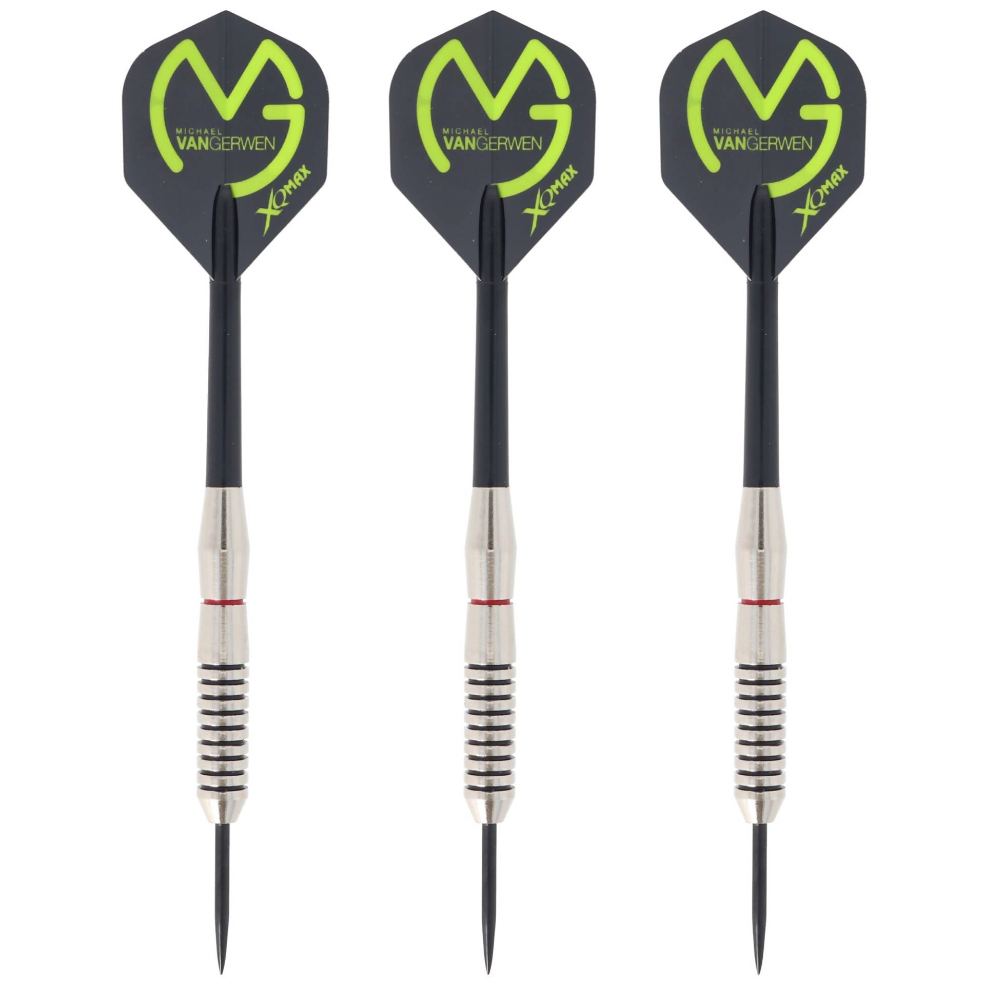 XQMax Steel-Dartpfeile MvG, 20g, Nickel-Messing von XQMax