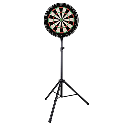 XQ-Max Ständer für Dartscheibe schwarz Dreibein, Dartboard Halterung aus pulverbeschichtetem Metall, Dartständer für Elektro- und Holz-Dartscheiben XQ-Max Ständer für Dartscheibe schwarz Dreibein, Dartboard Halterung aus pulverbeschichtetem Metall, Dartständer für Elektro- und Holz-Dartscheiben von XQmax