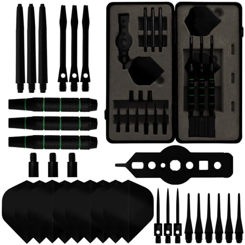 XQmax Dartpfeil-Geschenkset inkl. Dartschlüssel Dart Giftset Steeldart Softdart 3 Dartpfeile schwarz XQmax Dartpfeil-Geschenkset inkl. Dartschlüssel Dart Giftset Steeldart Softdart 3 Dartpfeile schwarz von XQmax