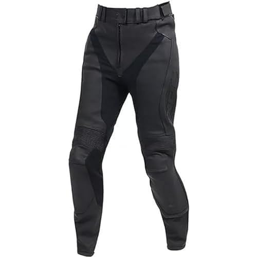 XRC Glet Motorradhose Leder Damen mit Protektoren Schwarz Vollnarbiges Lederhose Echtleder mit rüstung, 44 XRC Glet Motorradhose Leder Damen mit Protektoren Schwarz Vollnarbiges Lederhose Echtleder mit rüstung, 44 von XRC