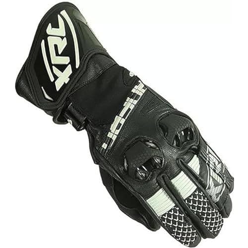 XRC HADERG Race Motorradhandschuhe Damen Schwarz/Weiß S von XRC