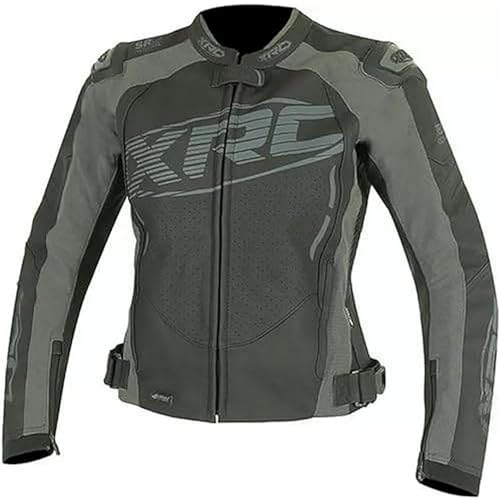 XRC Haderg 2.0 Damen Motorradjacke Leder, Schwarz/Grau/Rosa, 54 XRC Haderg 2.0 Damen Motorradjacke Leder, Schwarz/Grau/Rosa, 54 von XRC