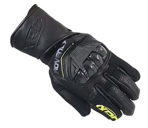 XRC Winkle Motorrad Handschuhe Herren Leder Schwarz XL von XRC