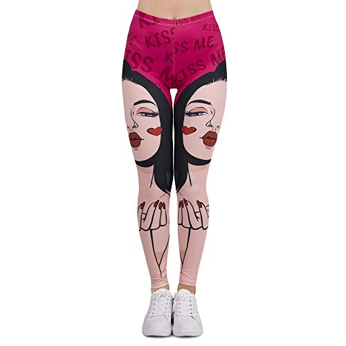 XRHYJW Yoga-Hose Frauen Legging Gradient Printing Leggins Schlanke Legins mit hoher Elastizität Fitness Leggings Weibliche Hosen von XRHYJW