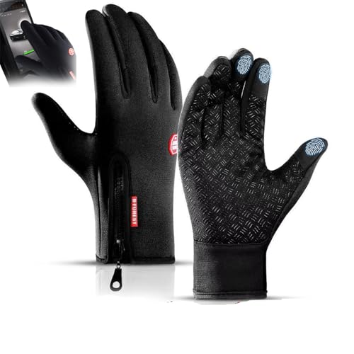 XRXRX Warmhandschuhe Für Männer, Winterwärmehandschuhe, Touchscreen-Wärmehandschuhe, Outdoor-Sporthandschuhe, Touchscreen-Schutzhandschuhe, Touchscreen-Wärme-Winterhandschuhe von XRXRX