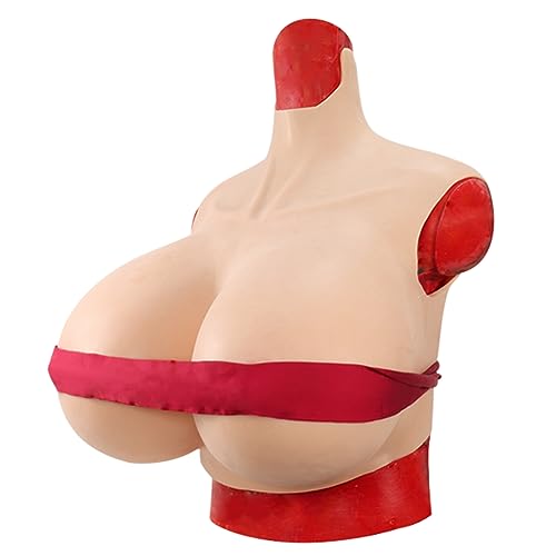 XSWL Große Silikonbrust bildet H/K/Z -Tasse Brustplatte für Crossdresser Drag Queen Realistische riesige falsche Brüste Transgender Shemale,Girly White,K Cup XSWL Große Silikonbrust bildet H/K/Z -Tasse Brustplatte für Crossdresser Drag Queen Realistische riesige falsche Brüste Transgender Shemale,Girly White,K Cup von XSWL