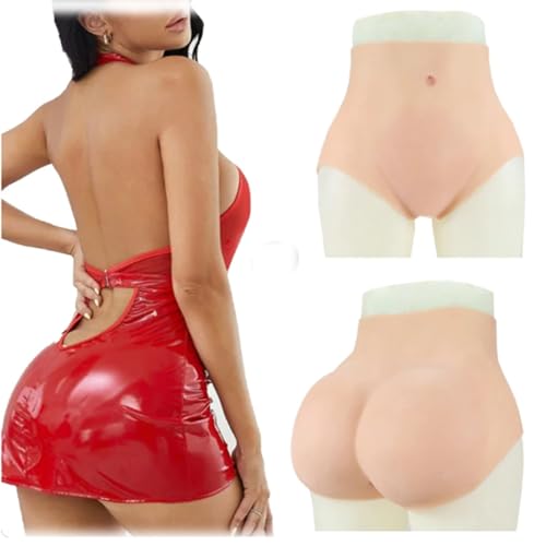 XSWL Hohe Taille gefälschter Arsch Enhancer Unterwäsche Silikon Butt Slip Hip Shaper Pad Silikon Gesäß für Frauen,Color #03,One Size von XSWL