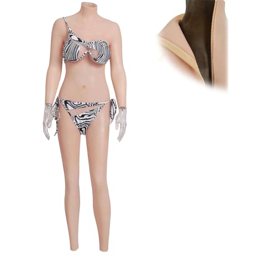 XSWL Silikon-Brustpanzer-Bodysuit, Ganzkörper-Silikonanzug, Crossdress, C-E-Cup, Bekleidung von männlich zu weiblich, für Crossdresser, Transgender, Drag Queen,1#,C Cup XSWL Silikon-Brustpanzer-Bodysuit, Ganzkörper-Silikonanzug, Crossdress, C-E-Cup, Bekleidung von männlich zu weiblich, für Crossdresser, Transgender, Drag Queen,1#,C Cup von XSWL