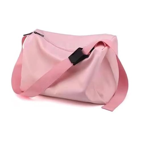 XUCZHAI 1Pcs Gym wasserdichte Tasche Fitness Training Bag Outdoor Reise Duffle Tasche Freizeit Umhängetasche Yoga Gym Sport Rucksack(Pink) von XUCZHAI