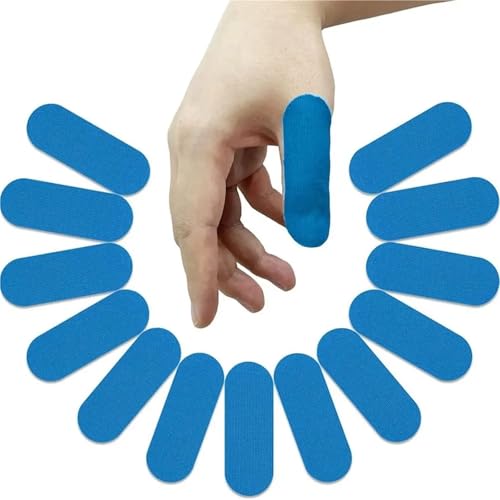 XUCZHAI Bowling Daumen Band 20-teiliges Ersatz-elastisches Bowling-Daumenband Universal-Bowling-Fingerband for Workout-Bowling-Ausrüstung FüR Bowler(Blue) von XUCZHAI