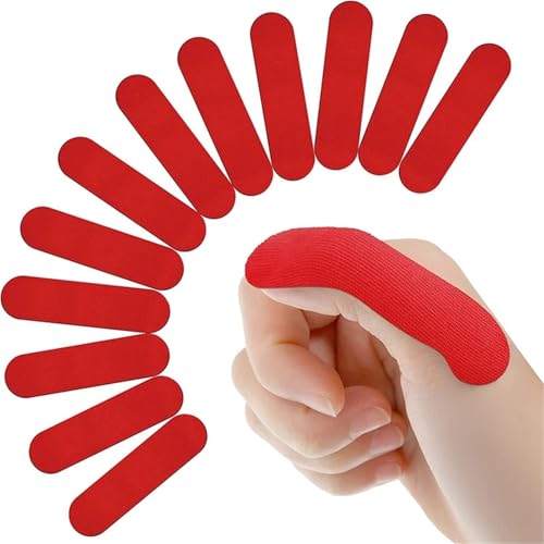 XUCZHAI Bowling Daumen Band Bowling-Daumenband, Bowling-Fingerband, 120 Stück, schützendes Bowlingband, elastisches Bowling-Daumenband FüR Bowler(Red) von XUCZHAI