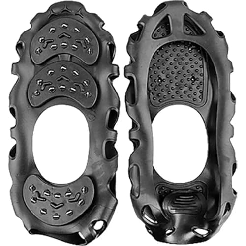 XUCZHAI Eisstollen for Stiefel, Schneestollen, Steigeisen mit 30 Legierungsnieten, Dachstiefel-Pads, Eisgriffe for Schuhe, rutschfeste Schuhspikes(XL) von XUCZHAI