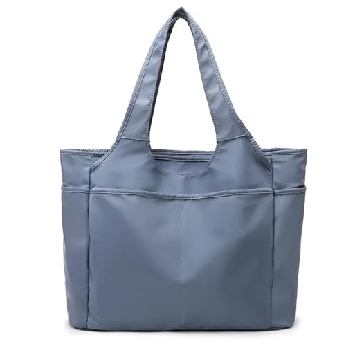 XUCZHAI Reise-Einkaufstasche for Damen, große Kapazität, einzelne Schulter-Handtasche, lässig, Oxford, Yoga, Tanz, Fitnessstudio, Fitness-Tasche(Blue) von XUCZHAI