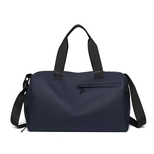 XUCZHAI Reisetaschen aus Oxford-Stoff mit großer Kapazität, solide Fitnesstaschen, verdickter Stoff, hohe Kapazität, wasserdichtes Gepäck, Sporttaschen(Blue) von XUCZHAI