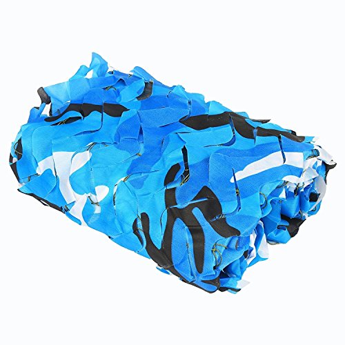 XUE Tarnnetz Blau 2x3M für die Jagd Camouflage Netz für Bundeswehr Sniper Armee Fotografie Sonnenschutz Deko Militär Garten XUE Tarnnetz Blau 2x3M für die Jagd Camouflage Netz für Bundeswehr Sniper Armee Fotografie Sonnenschutz Deko Militär Garten von XUE