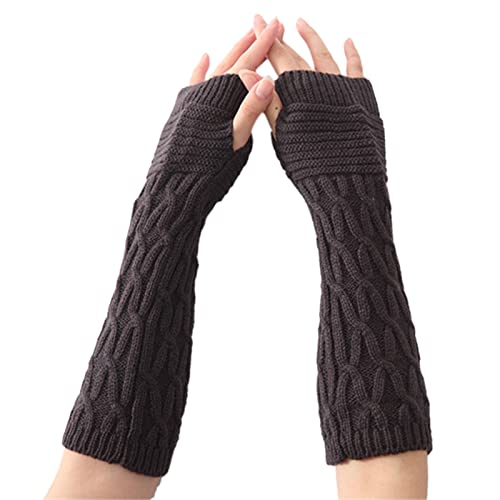 XUEJIANN Herren Winterhandschuhe Gefüttert Handschuh, Winddicht, elastisch, Schwarze Handschuhe, Thermohandschuhe Handschuhe Grün (Dark Gray, One Size) von XUEJIANN