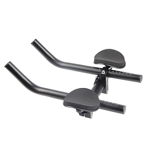 XUEYEGONGJI Lenkerverlängerung 1 Set Bike Rest -Lenker Fahrrad Raststange Clip an Aero -Stangen für MTB Road Bicycle Aerobar Moutain Bike oder Roadbike (schwarz) von XUEYEGONGJI