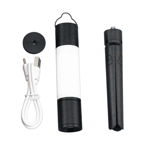 XUJIAN Outdoor Camping LED Teleskop-Taschenlampe mit Stativmuttern Multifunktionale Wiederaufladbare Versenkbare Licht Tischlampe,C von XUJIAN