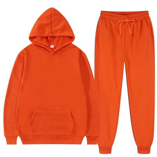 XUJIEE Anzüge Sportanzüge Zweiteilig Komplettes Outfit Anzug Für Herbst Und Winter Hosenanzug Unisex Trainingsanzug Full Set Jogging Set Mit Kapuze-COLOR-13||S von XUJIEE