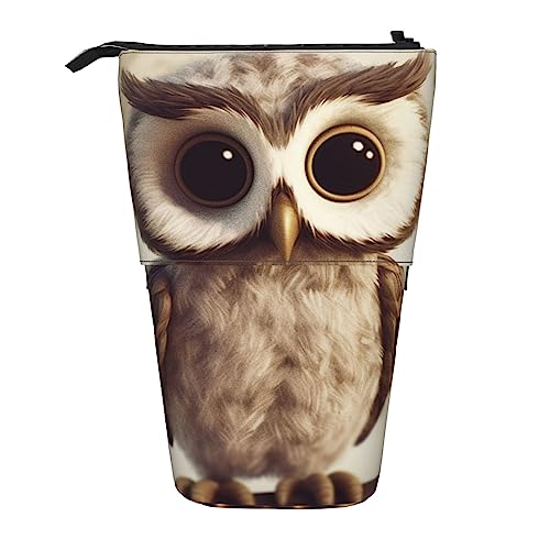 XVBCDFG Teleskop Federmäppchen Niedliche Eule Federmäppchen Teleskop Make-up Tasche Büro Organizer Box Stehender Stifthalter Kosmetiktasche mit Reißverschluss, siehe abbildung, Einheitsgröße, XVBCDFG Teleskop Federmäppchen Niedliche Eule Federmäppchen Teleskop Make-up Tasche Büro Organizer Box Stehender Stifthalter Kosmetiktasche mit Reißverschluss, siehe abbildung, Einheitsgröße, von XVBCDFG