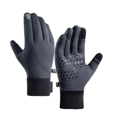 XVEPTKLQ Dodorado-Handschuhe, Premium-Thermohandschuhe, wasserfeste Thermohandschuhe, warme, wasserdichte Unisex-Winterhandschuhe mit Touchscreen (Grey,XL) von XVEPTKLQ