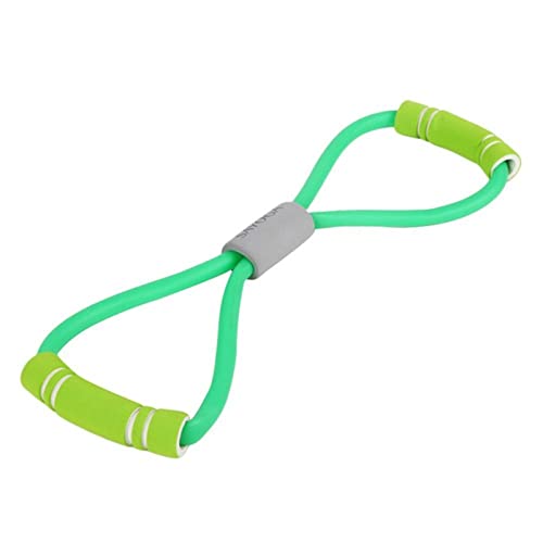 XWJLAILE Brustzieher Tragbare elastische Gummi-Expander-Seil-Übungs-Gymnastik-Muskel-Widerstandsbänder Pilates Yoga Gürtel Sport Frauen Fitnessgeräte (Farbe: Grün) von XWJLAILE