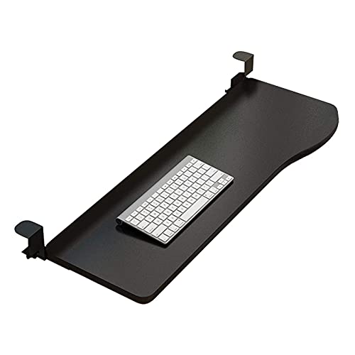 XWJLAILE Ergonomie unter dem Tisch, Tastaturablage, Handgelenkauflage, Tischmontage, Armlehnenablage, Computer-Handhalterung, Armlehnenstütze, geeignet für Zuhause und Büro (77 x 65 x 25 cm, schwarz) von XWJLAILE