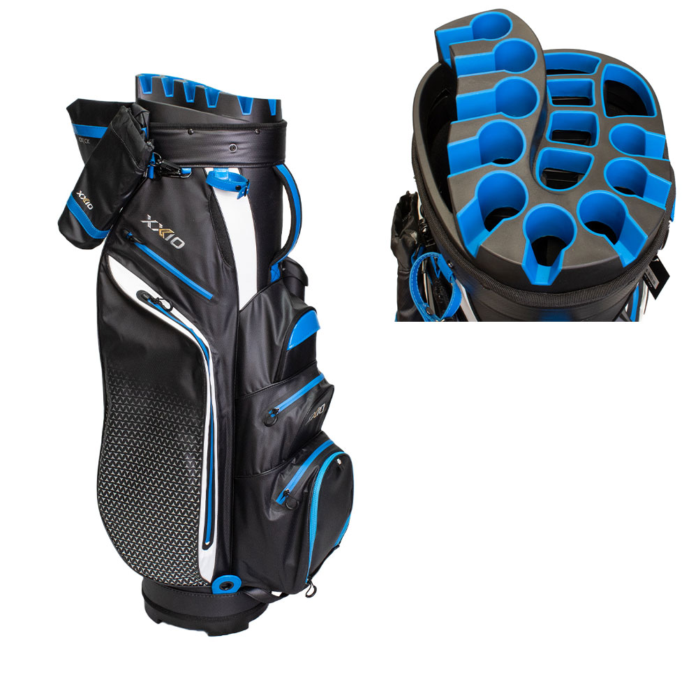 'XXIO Premium Waterproof Wave Cart Bag schwarz/blau' von XXIO