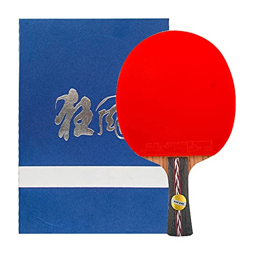 Tischtennisschläger kann Kontrolle, Rotation und Kraft verbessern, Pingpong-Schläger für drinnen und draußen/Wie abgebildet/Langer Griff Nr. 6 von XXYOZ