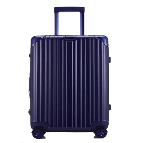 XYGQYJ Koffer Trolley-Koffer, Universal-Rollenkoffer, Herren- und Damenkoffer, Passwortbox-Koffer, Koffer Koffer Hartschale(Blue,26in) von XYGQYJ