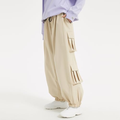 XYHAOAI Damen und Herren Skihose Wandern Ski Schnee Baggy Pants Outdoor Cargo Snowboardhose,Khaki,XS XYHAOAI Damen und Herren Skihose Wandern Ski Schnee Baggy Pants Outdoor Cargo Snowboardhose,Khaki,XS von XYHAOAI
