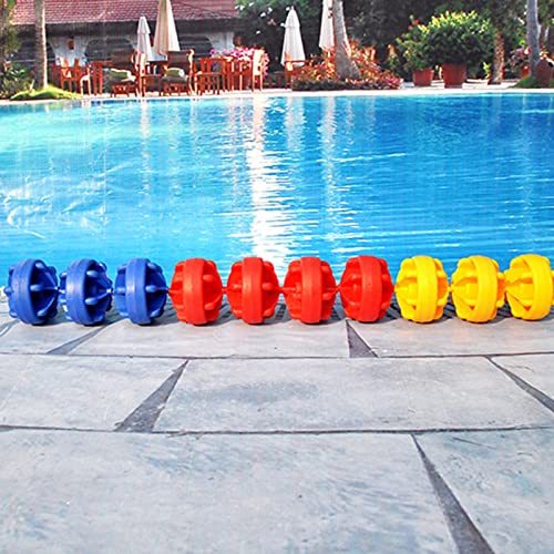 1/2/3/4/5/6/7/8/9/10 m langes schwimmendes Sicherheitstrennseil für den Pool, Schwimmseil für den Haushalt, Fitnessstudio, Schwimmbad, schwimmt mit Haken von XYTUJIKL