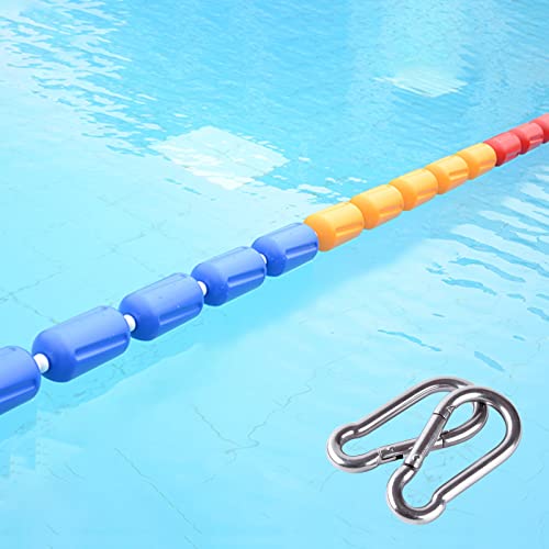Schwimmbecken-Schwimmseil/vormontierte Pool-Trennleine, Bojenseile mit hohem Auftrieb/Pool-Ausrüstung, 1 2 3 4 5 6 7 8 9 10 m lang, Haken im Lieferumfang enthalten von XYTUJIKL