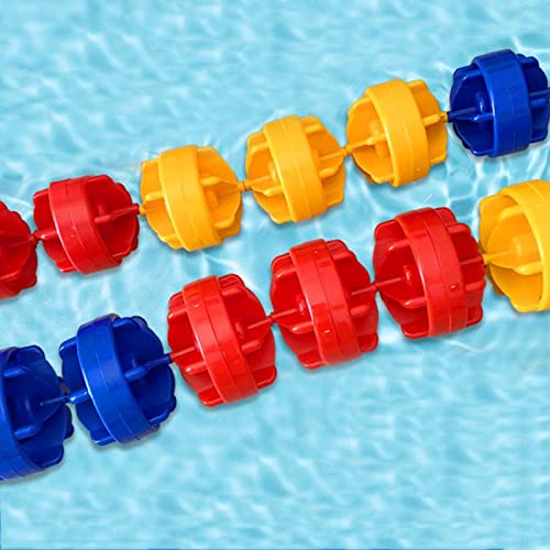 Sicherheitstrennseil für Schwimmbecken, Schwimmleine, Poolseil – Länge verstellbar, 10–10 m, Sicherheitstrennseil für Schwimmbecken mit Schwimmkörpern, Sicherheitsseil für eingebaute Schwimmbeck von XYTUJIKL