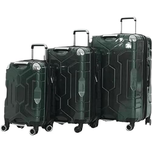 XZDEAIR Hartschalen-Koffer-Sets mit 3 Teilen, 20 Zoll, 24 Zoll, 28 Zoll, Reise-Trolley, große Aufbewahrungskapazität für Handgepäck mit TSA-Zollschloss von XZDEAIR