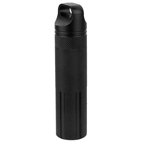 Xbsduih Wasser Reservoir Aluminium Storage Tank Flasche Outdoor Survival - schwarz von Xbsduih