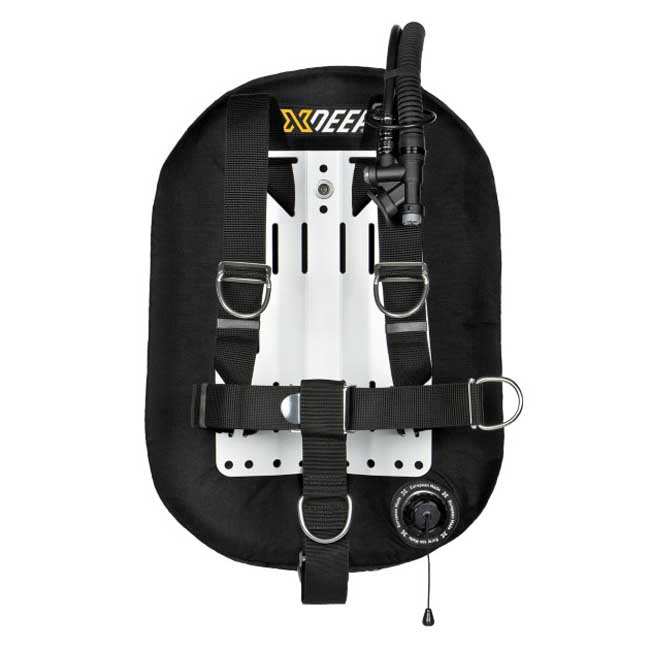 Xdeep Zeos 38 Standard Stainless Steel Backplate Xl Weight Pockets Wing Schwarz von Xdeep