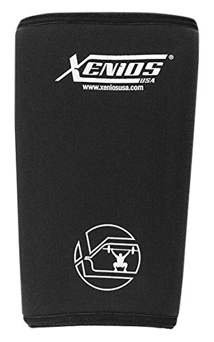 Xenios USA Kompressionsknieschützer aus Neopren-Schwarz-XS, PSNYKNGD16 von Xenios