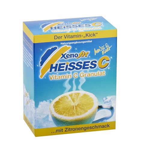 Xenofit HEISSES C | mit 2,5g Vitamin C je 100g | vegan | glutenfrei | fettfrei | arm an gesättigten Fettsäuren | mit Traubenzucker | Vitamin C-Getränk | 10 Portionen à 200ml | 10 x 9g | Zitrone Xenofit HEISSES C | mit 2,5g Vitamin C je 100g | vegan | glutenfrei | fettfrei | arm an gesättigten Fettsäuren | mit Traubenzucker | Vitamin C-Getränk | 10 Portionen à 200ml | 10 x 9g | Zitrone von Xenofit