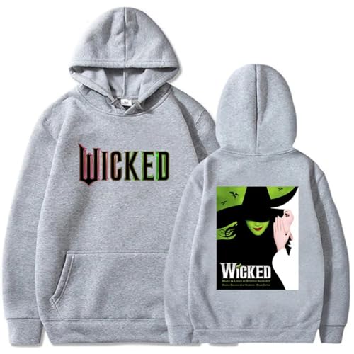 Hoodie Wi-cke.ds Cartoon Print Sweatshirt, Damen/Herren Casual Pullover Movie Print Kapuzenpullover-Black||XS von Xiakila