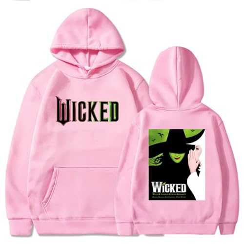 Hoodie Wi-cke.ds Cartoon Print Sweatshirt, Damen/Herren Casual Pullover Movie Print Kapuzenpullover-Black||XS von Xiakila