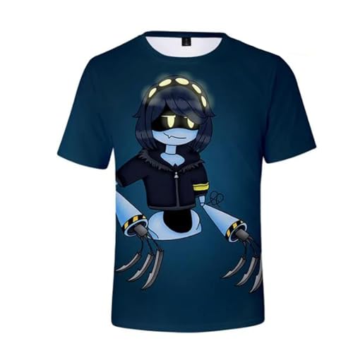 T Shirt Murder Drones 3D Gedrucktes Kurzarm Jungen Und Mädchen Lässiges Rundhals Sweatshirt Sommer Kinderkleidung-Color 1||XXS von Xiakila