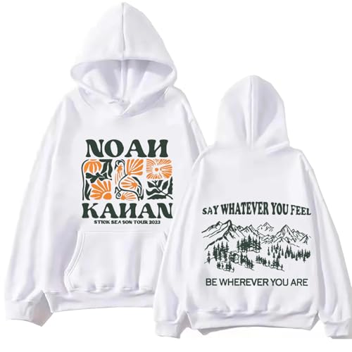 Xiakila Hoodies Herren Und Damen Frühling Und Herbst Langarm Sweatshirts Noah Kahan Hoodies, Lässige Mode Pullover Jacken In Übergröße-Khaki||XS von Xiakila