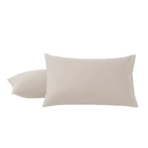 Xiakila Kopfkissenbezug 2pc Black Pillowcase Double Solid Colour Pillow Protectors Multi Colours Available-Color 1||51 * 66CM von Xiakila