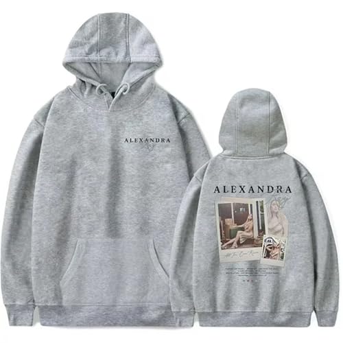 Xiakila Pullover Alexandra Kay Tour Bedruckter Hoodie, Damen Herren Langarm Casual Sweatshirt Modische Kleidung In Übergröße-White||XS von Xiakila