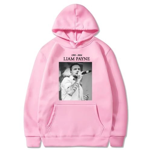 Xiakila Sweatshirt Liam-Payne Gedenk Hoodie, Sweatshirt Im Frühlings Und Herbststil Mit Taschen Für Männer Und Frauen Hip Hop Pullover-Khaki||XS von Xiakila