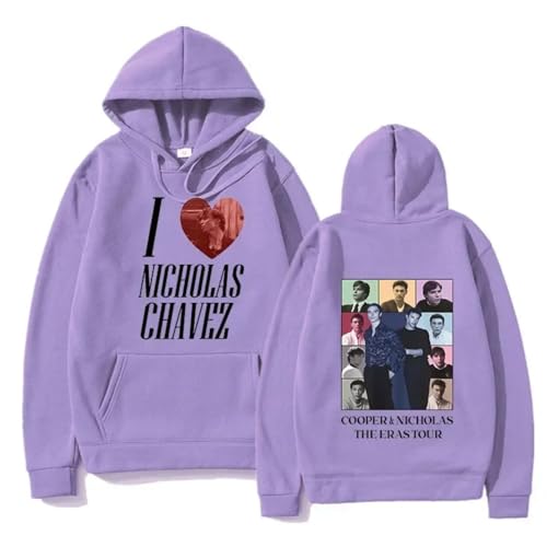 Xiakila Sweatshirt Nicholas Chavez Cartoon Print Hoodie, Männer Frauen Mode Hoodie Retro Casual Plus Size Kinder Pullover-Black||XS von Xiakila